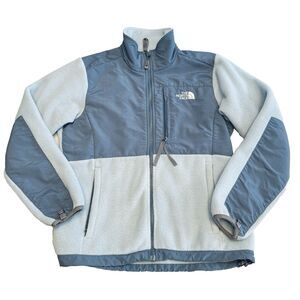 The North Face Jacket Women's Size Medium Two-Tone Blue Full Zip Polartec
